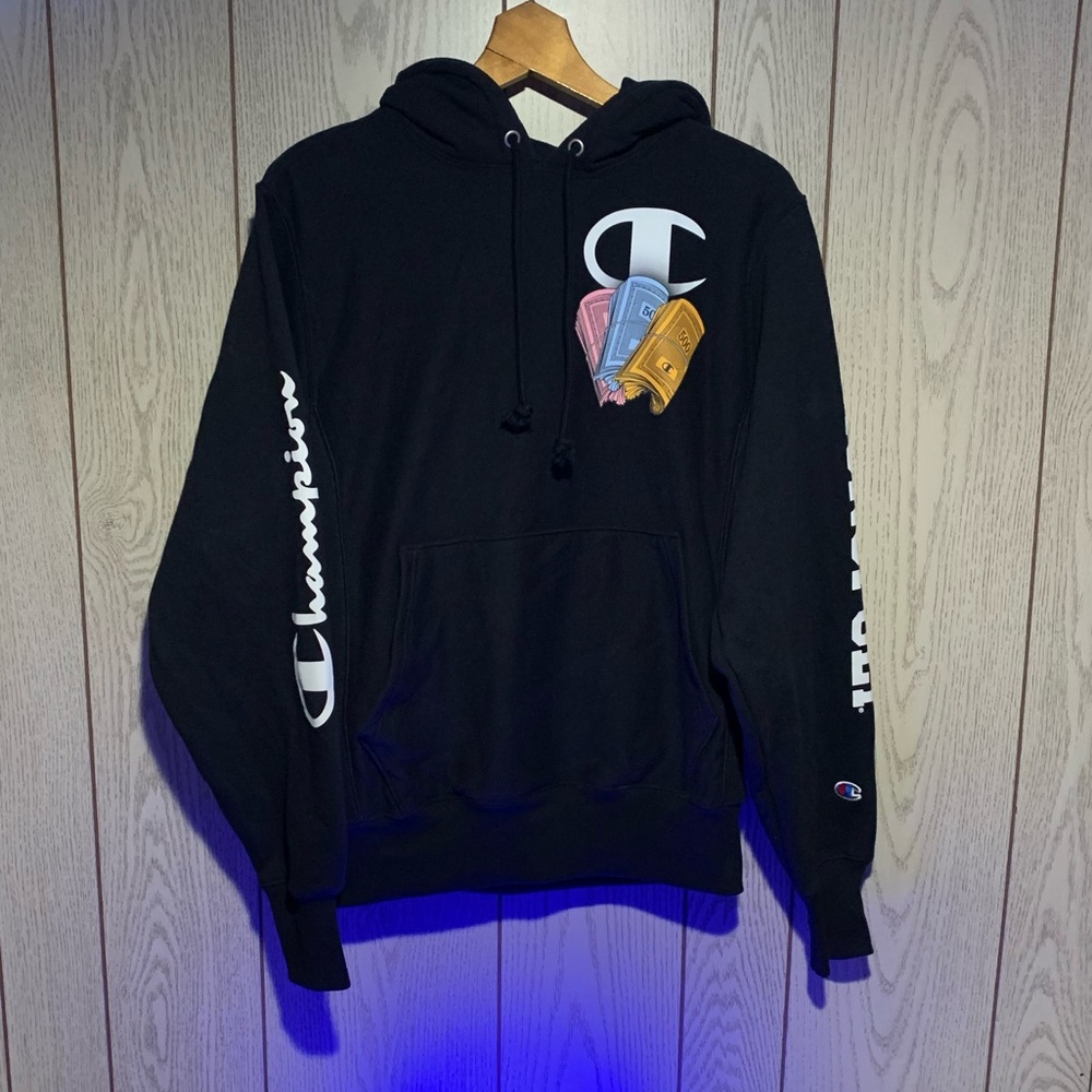 CHAMPION MONOPOLY MONEY HOODIE Reverse Weave